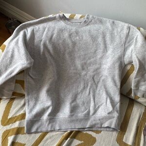 Classic Gray Crewneck Sweater